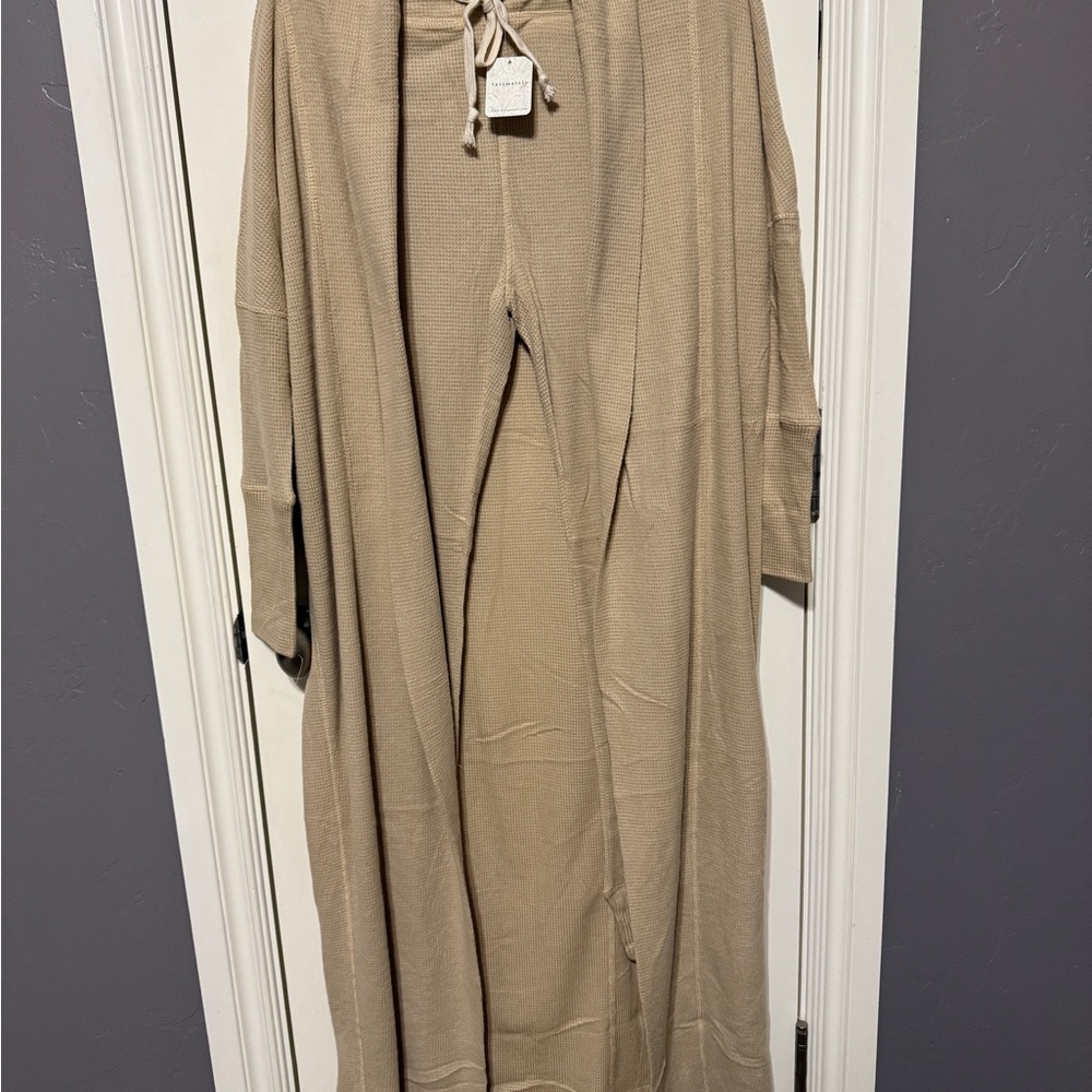 Free People Tan Khaki Lounge Set NWT
